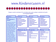 Tablet Screenshot of kindereczeem.nl